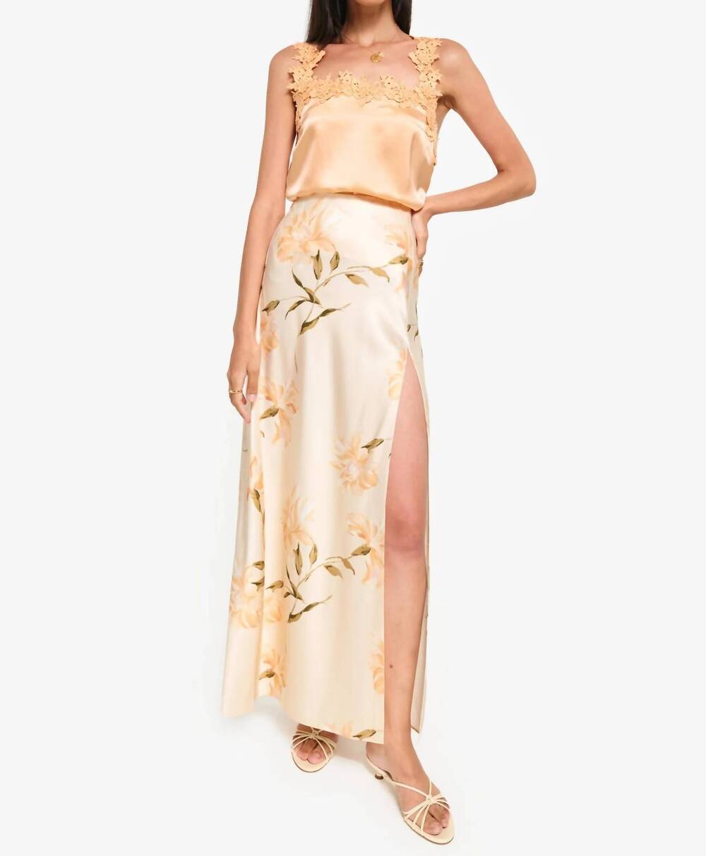 NEW CAMI NYC bellamy camisole top in cantaloupe